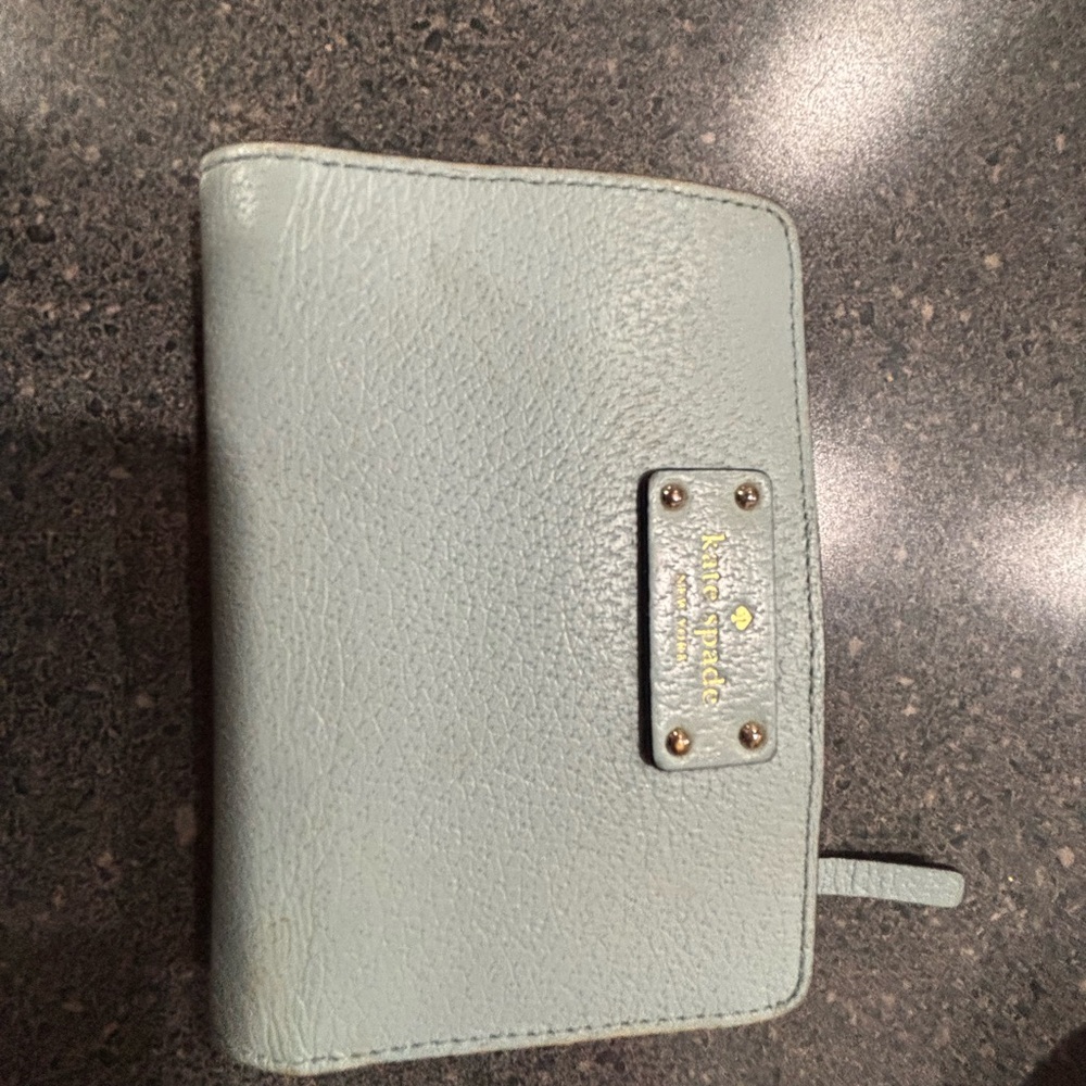 Kate Spade light blue Blue Leather Wallet